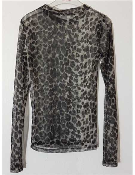 Bluzita dama cu print leopard MNG Casual
