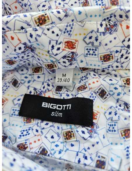 Camasa barbateasca cu model multicolor BIGOTTI Slim