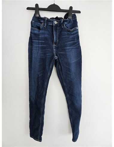 Pantaloni Jeans cu buzunare model Uni Denim