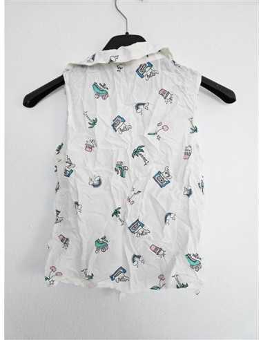 Camasa scurta in talie pentru fetite Here There