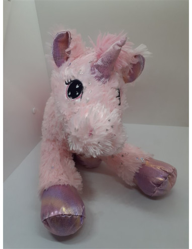 Unicorn de plus cu detali sclipitoare culoare mov