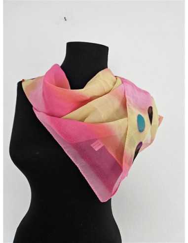 Esarfa dama pentru primavara cu print multicolor