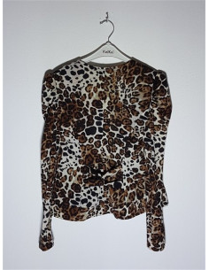 Blazer dama print animal BBY Collection 2