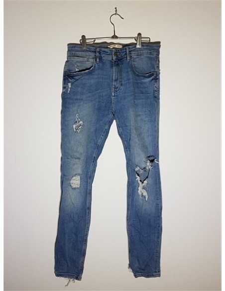 Pantaloni Jeans dama model rupt PULL&BEAR