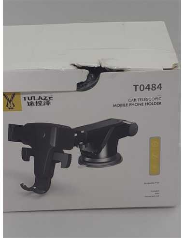 Suport auto pentru telefon, cu ventuza extensibila,pe parbriz sau grila de ventilare, reglabil, universal